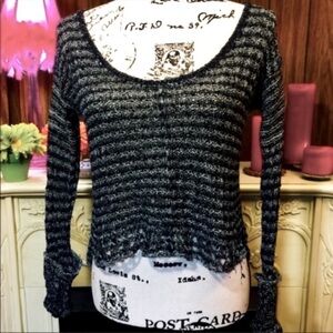 Free People High Low Knit Crop Top